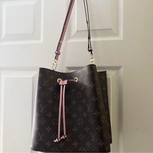 Elegant Brown and Pink Dupe Women's Bag